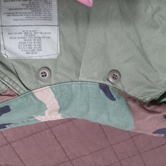 Military Cold Weather Field Coat Mens Medium/Short Camouflage Camo Jacket Army - Picture 11 of 14